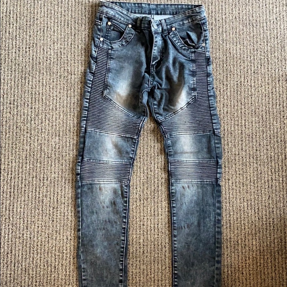 Black Moto Jeans Size 29
